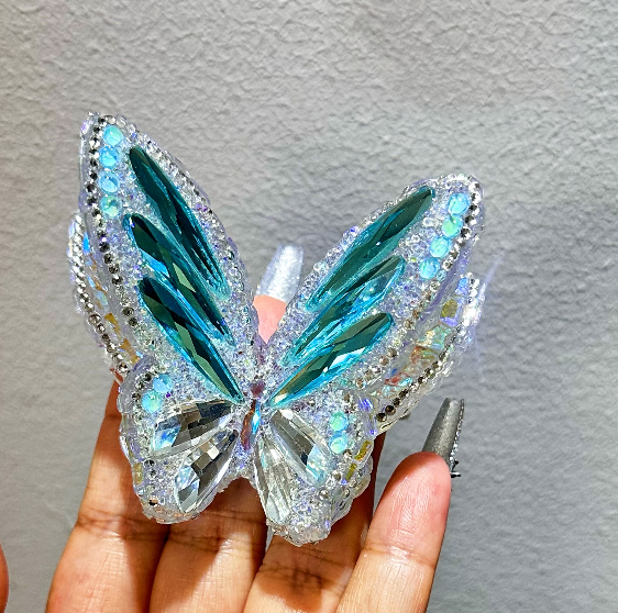 Large Diamond Double-Layer Butterfly Silicone Resin Mold