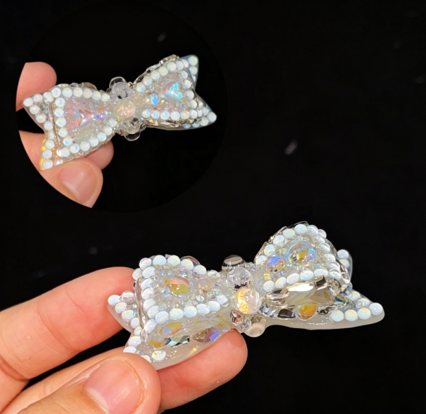 Handmade Diamond  Flip-Top Box Storage Resin Mold