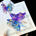 Handmade Double-Layer Water Ripple Butterfly Ornament Resin Mold