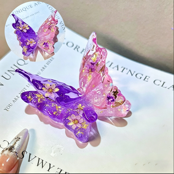 Double-Layer Butterfly Phone Stand Silicone Resin Mold