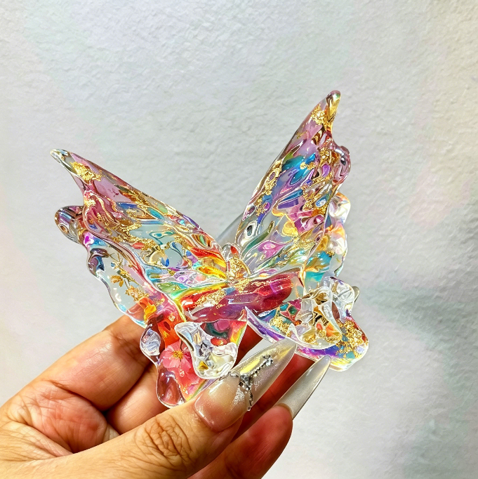 Double-Layer Butterfly Phone Stand Silicone Resin Mold