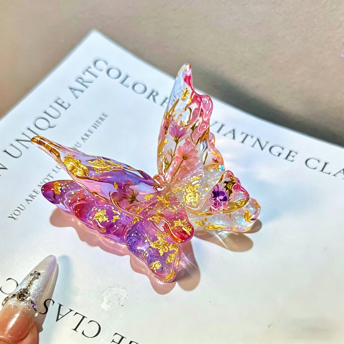 Double-Layer Butterfly Phone Stand Silicone Resin Mold