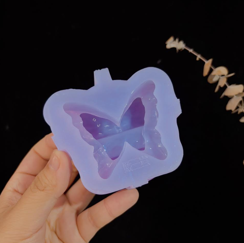 Double-Layer Butterfly Phone Stand Silicone Resin Mold