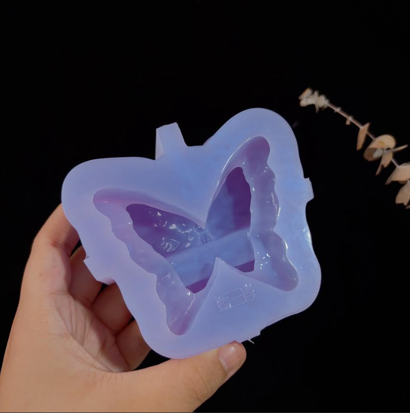 Double-Layer Butterfly Phone Stand Silicone Resin Mold