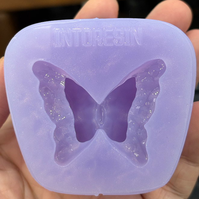 Handmade Double-Layer Water Ripple Butterfly Ornament Resin Mold